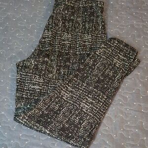 MAZE Collection Black and White Leggings size PL